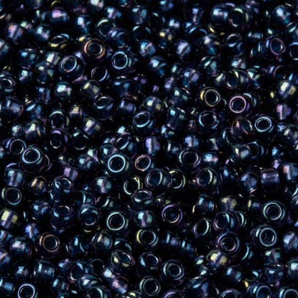 Miyuki Rocailles 8/0 Fancy Lined Han Blue - 5 gram