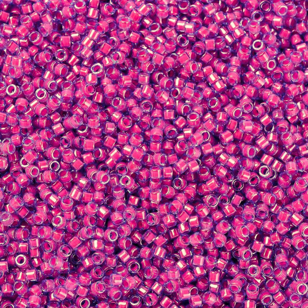 Miyuki Delica 11/0 Luminous Hot Pink - 3 gram