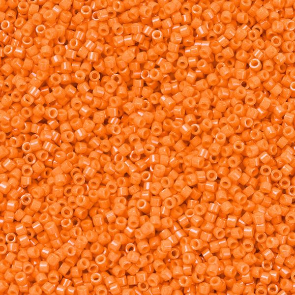 Miyuki Delica 11/0 Dyed Opaque Squash - 3 gram