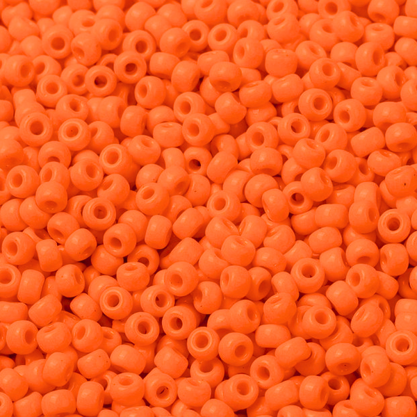 Miyuki Rocailles 8/0 Opaque Tangerine - 5 gram
