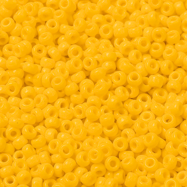 Miyuki Rocailles 8/0 Opaque Dark Yellow - 5 gram