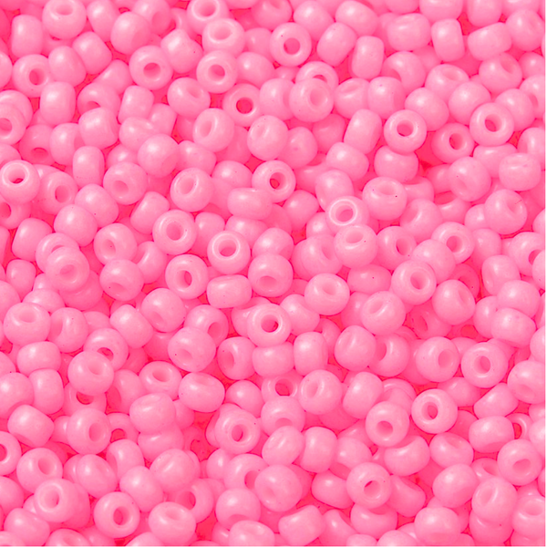 Miyuki Rocailles 8/0 Dyed Opaque Cotton Candy Pink - 5 gram