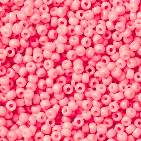 Miyuki Rocailles 8/0 Duracoat Dyed Opaque Light Carnation - 5 gram