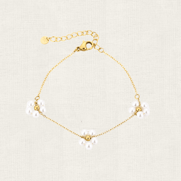 Armband Pearl Flowers