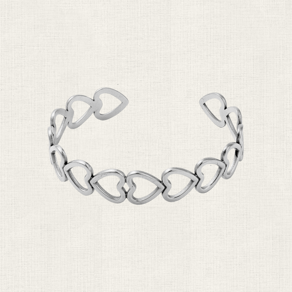 Armband Bangle Open Hearts