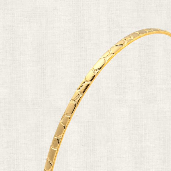 Armband Bangle Croco Print