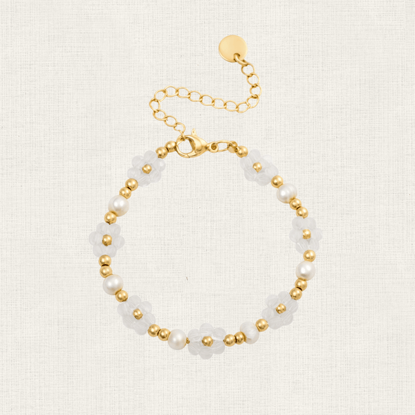 Armband Beaded Flowers