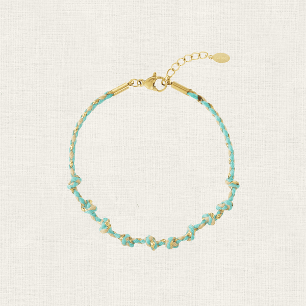 Armband Basis Surfkoord Turquoise