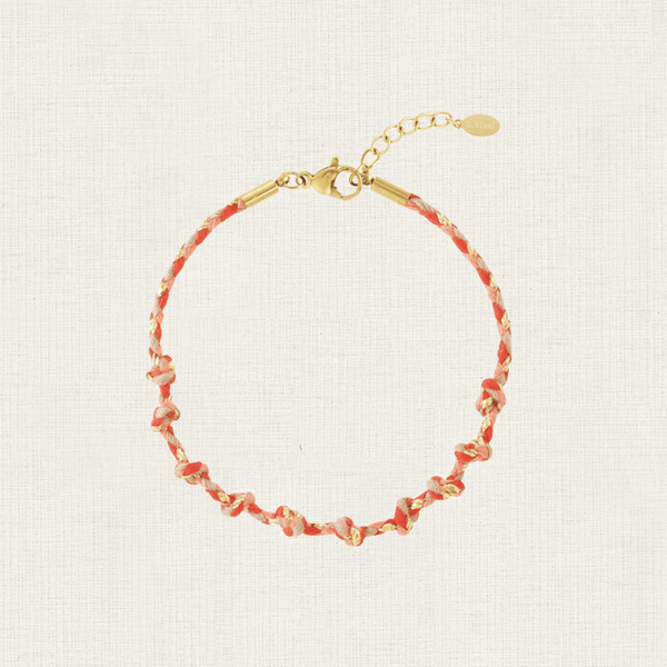 Armband Basis Surfkoord Rood