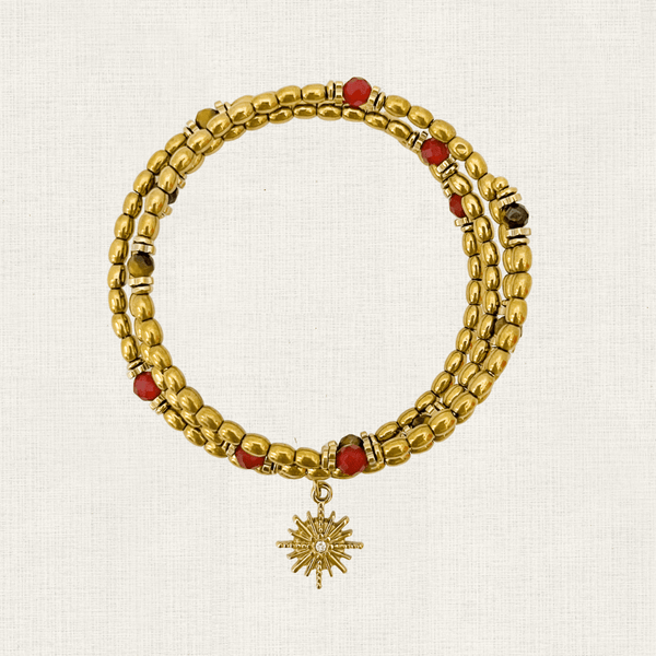 Armband Wrap Sun Red