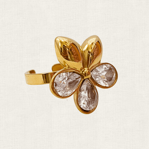 Ring Big Bloom White