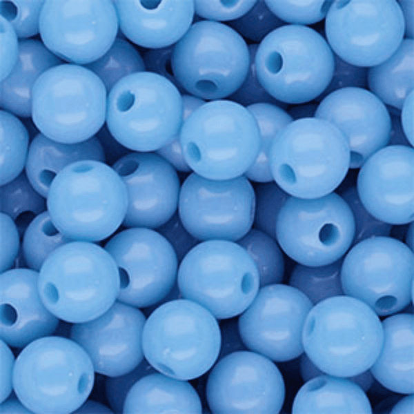 10mm Acryl Kralen Blauw - 15 stuks