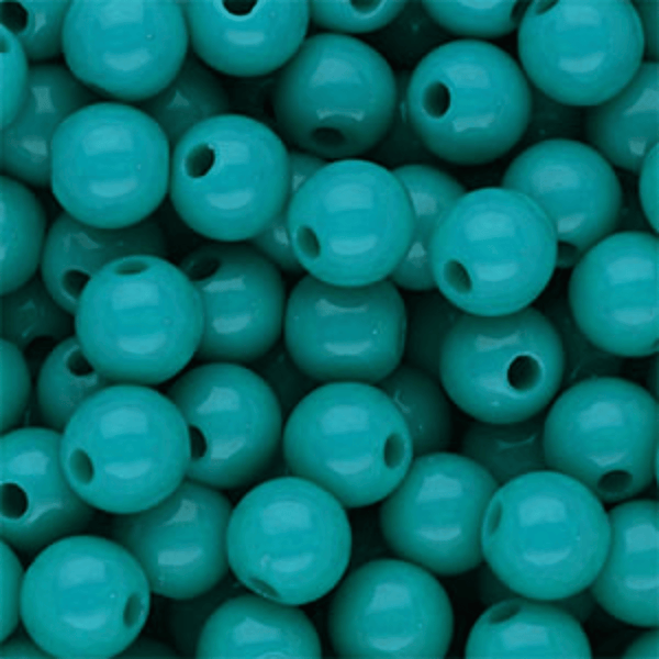 10mm Acryl Kralen Turquoise - 15 stuks