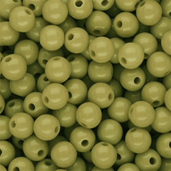 8mm Acryl kralen Olijf Groen - 50 stuks