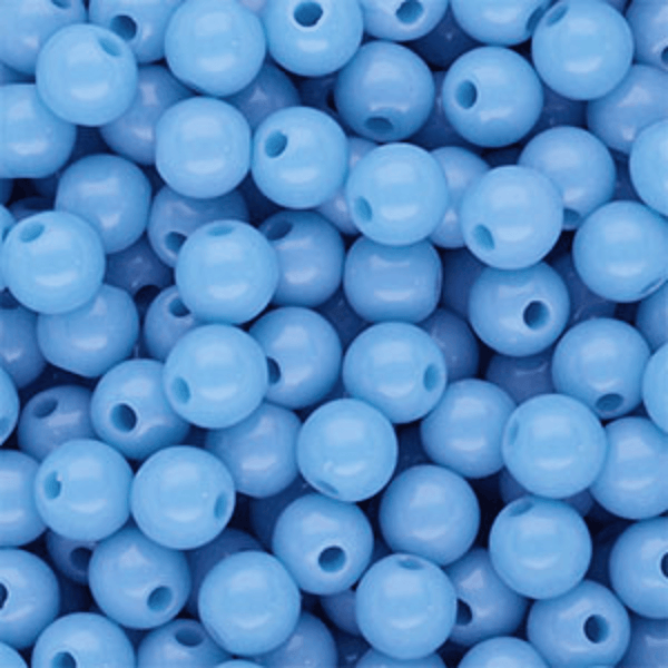 8mm Acryl kralen Blauw - 50 stuks