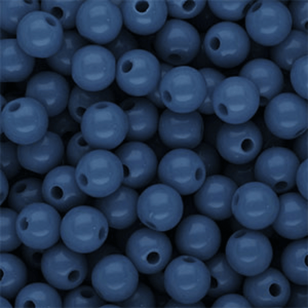 8mm Acryl kralen Navy Blauw - 50 stuks