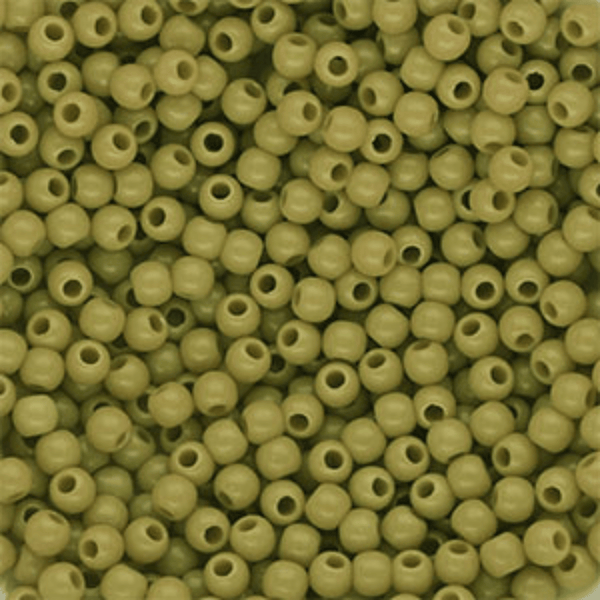 4mm Acryl kralen Olijf Groen - 100 stuks
