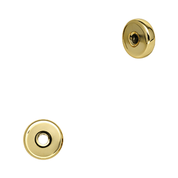Acryl Kraal Disc Goud 12mm - 1 stuk