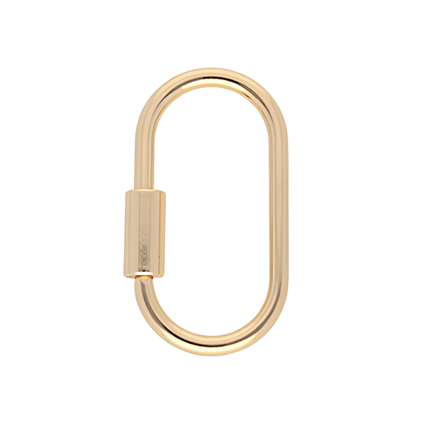 Sleutelhanger Slot Ovaal 57mm Goud - 1 Stuk