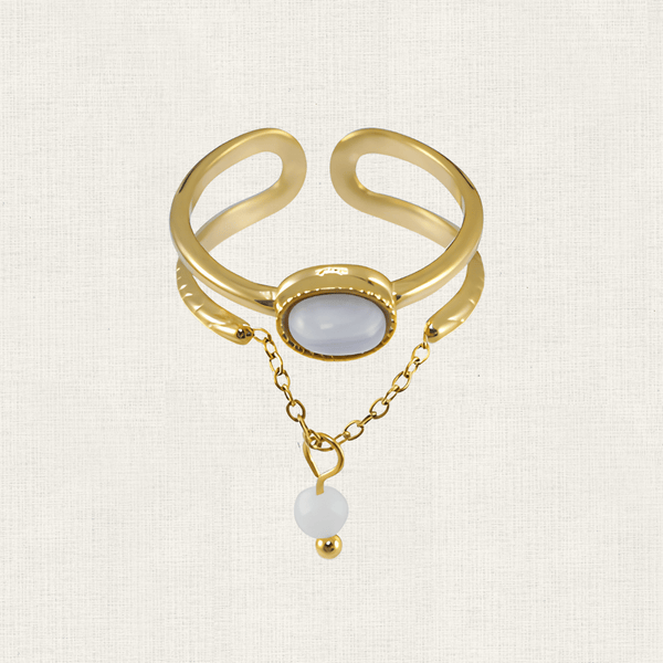 Ring Gem Lilac Purple