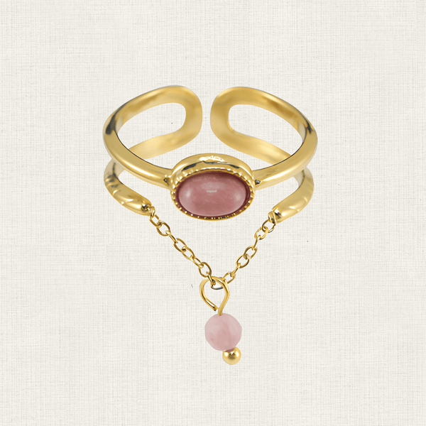 Ring Gem Pink
