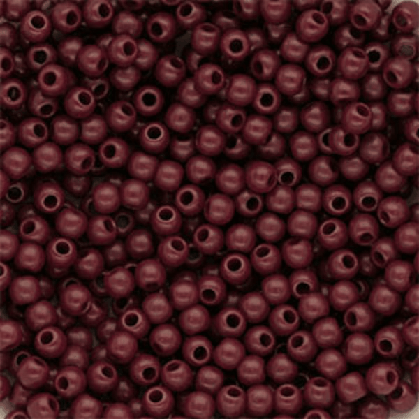 4mm Acryl kralen Rood Bruin - 100 stuks