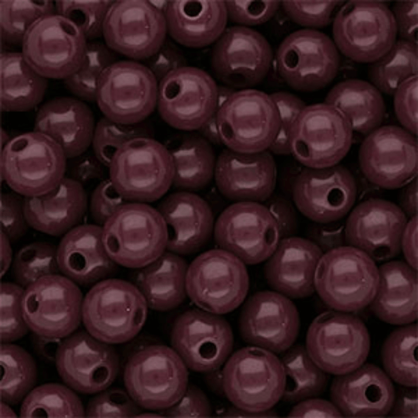 8mm Acryl kralen Rood Bruin - 50 stuks