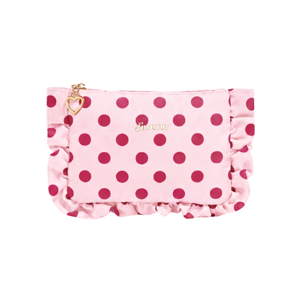 Make Up Tasje Polka Dots - Licht Roze