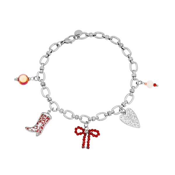 Armband Red Charms