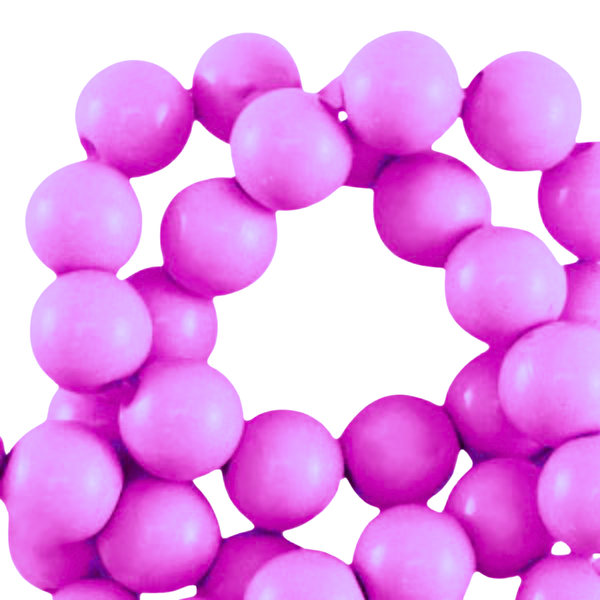 10mm Acryl Kralen Shiny Lavender Purple - 15 stuks