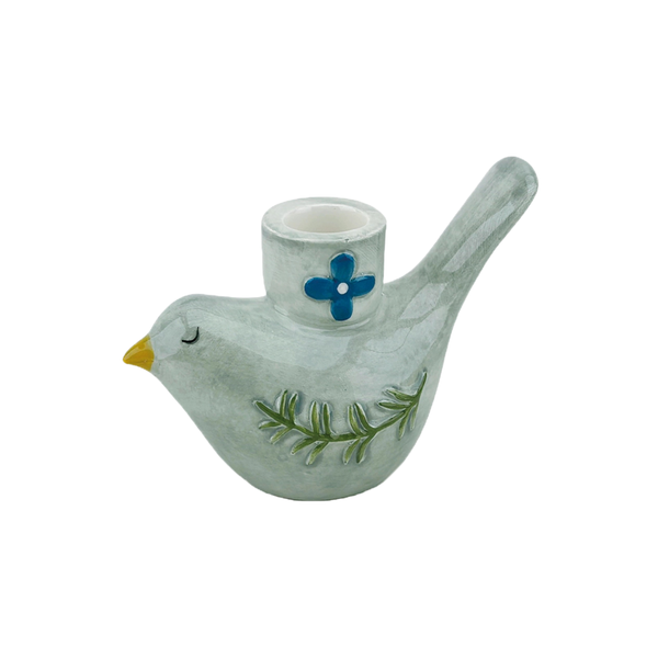 Kaarsen Kandelaar Vogeltje Plantje