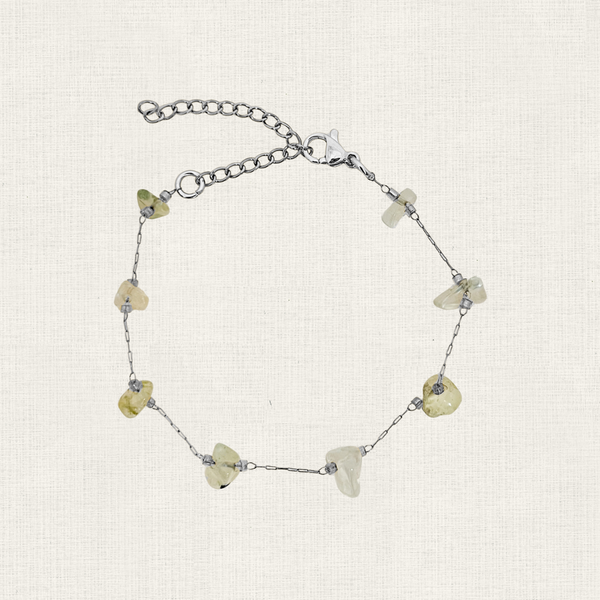 Armband Green Stones