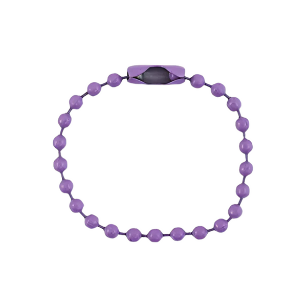 Ball Chain Met Slotje 10cm Paars - 1 Stuk