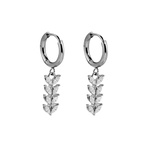 Oorbellen Hoop Feather