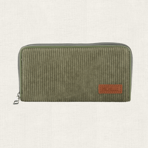 Portemonnee Ribbed Groen