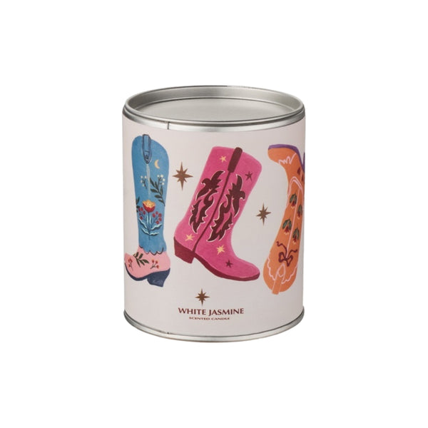 Geurkaars Tinnen Doos - White Jasmin