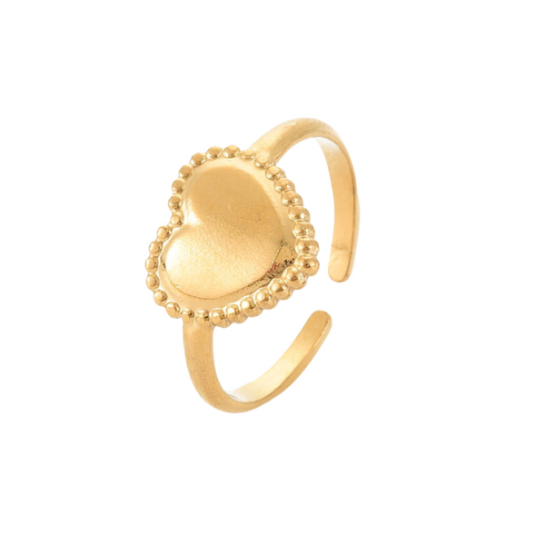 Ring Stamped Heart
