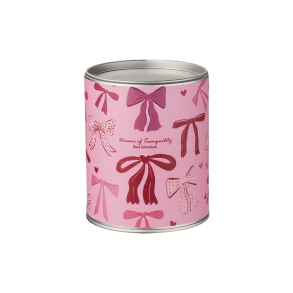 Geurkaars Tinnen Doos - Rose Geranium