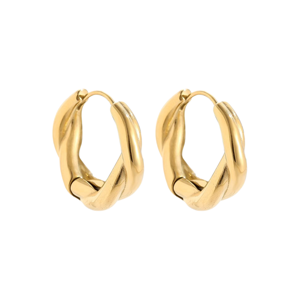 Oorbellen Hoop Chunky Twist