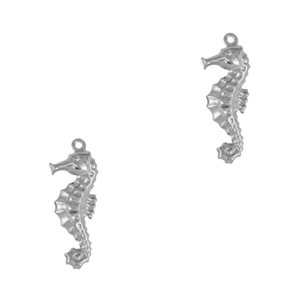 Bedel Zeepaard (Stainless steel) 27mm Zilver - 1 stuk