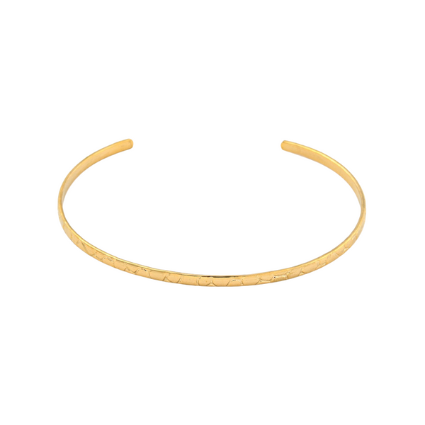 Armband Bangle Croco Print