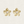 Load image into Gallery viewer, Oorbellen Stud Shiny Floral
