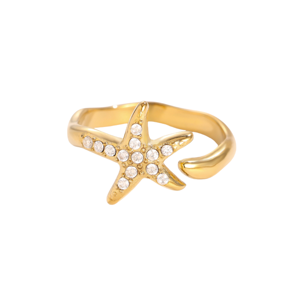 Ring Sparkly Starfish