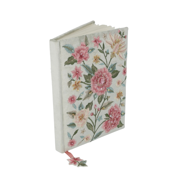 Notitieboek Mint Groen Bloemen