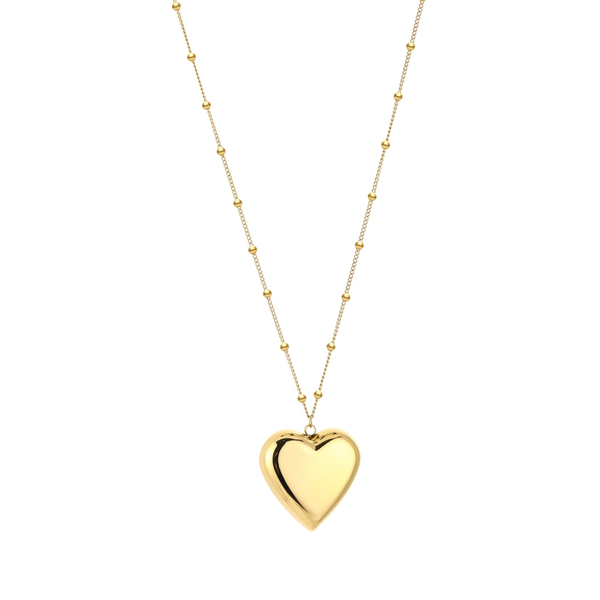 Ketting Big Heart Long