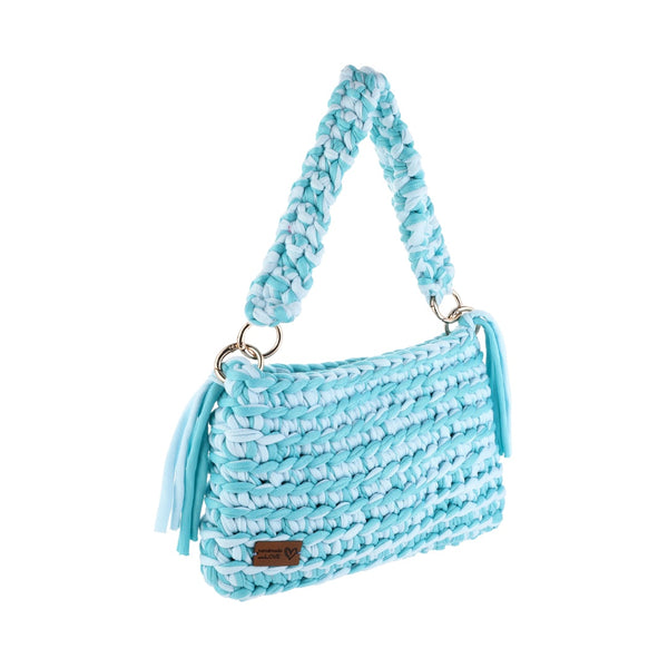 Tas Crochet - Blauw
