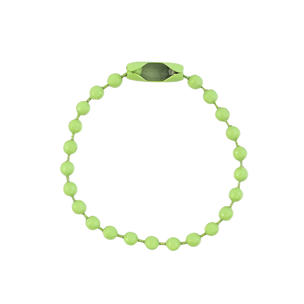 Ball Chain Met Slotje 10cm Lime Groen - 1 Stuk