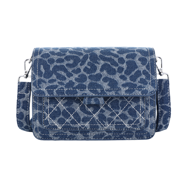 Tas Leopard Dark Denim