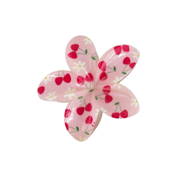 Haarclip Bloem Kersen En Bloemen