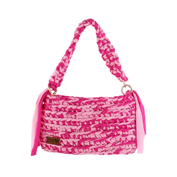 Tas Crochet Roze – By Christa - Main Image